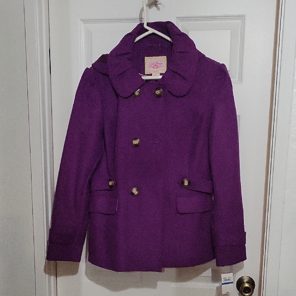 Pink Envelope Purple Peacoat